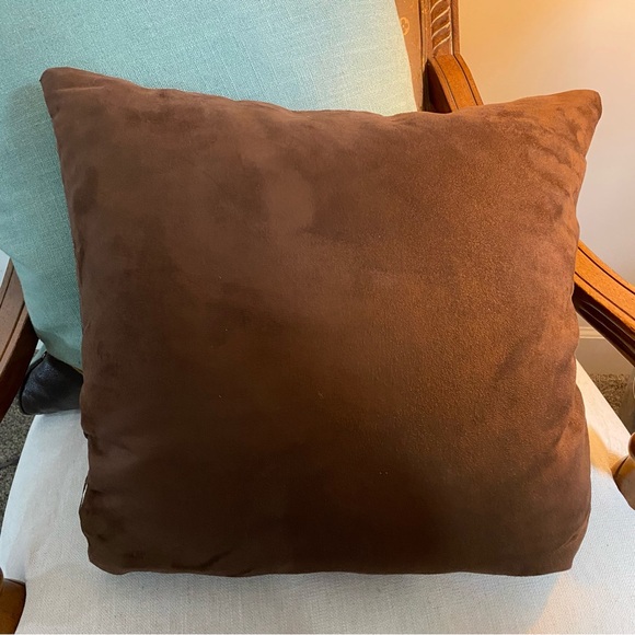 Elegant Leather Accent Pillows - Picture 4 of 10